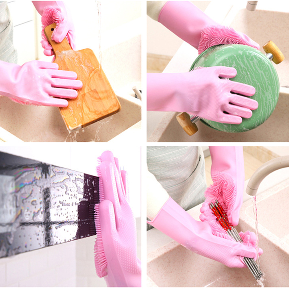 Reusable Silicone Dish Gloves Reusable Silicone Dish Gloves