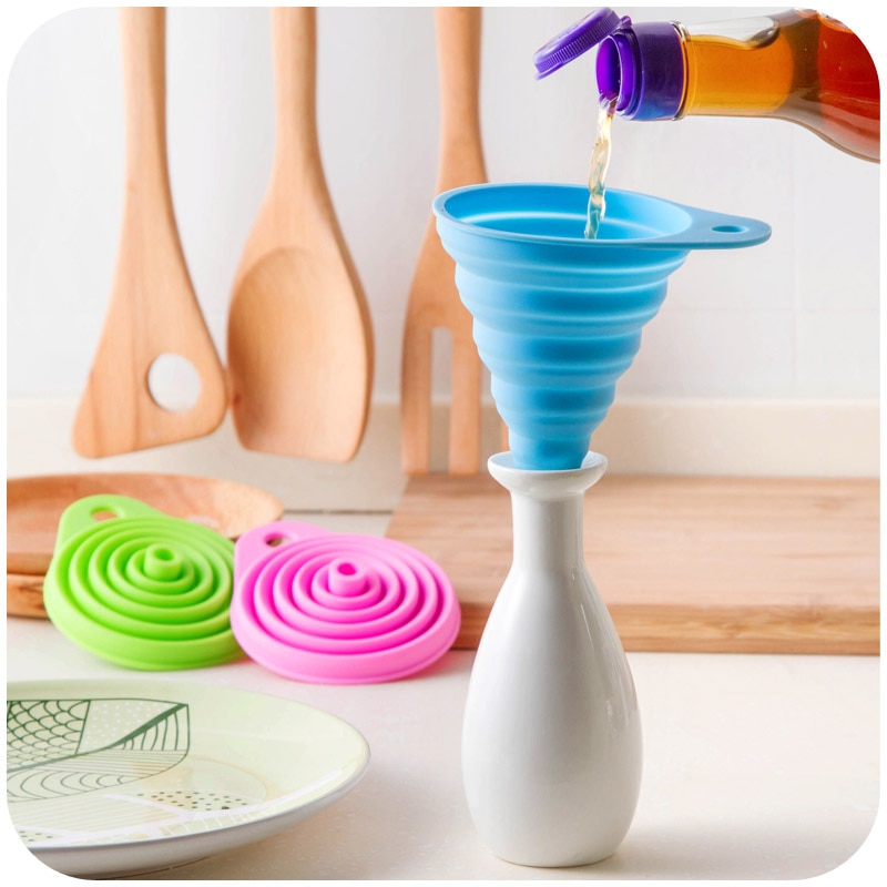 Reusable Silicone Foldable Funnel Reusable Silicone Foldable Funnel