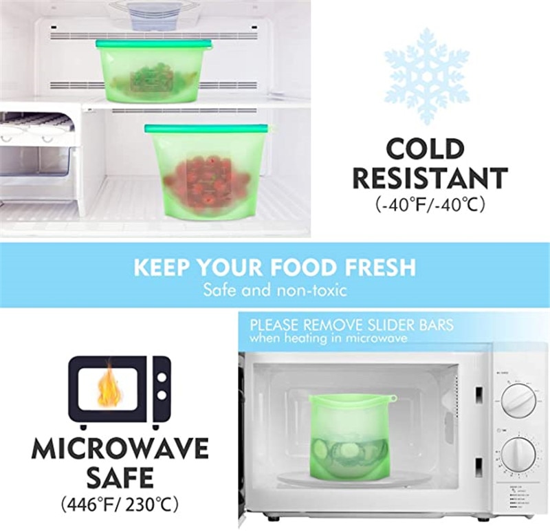 Reusable Silicone Freezer Bag Reusable Silicone Freezer Bag