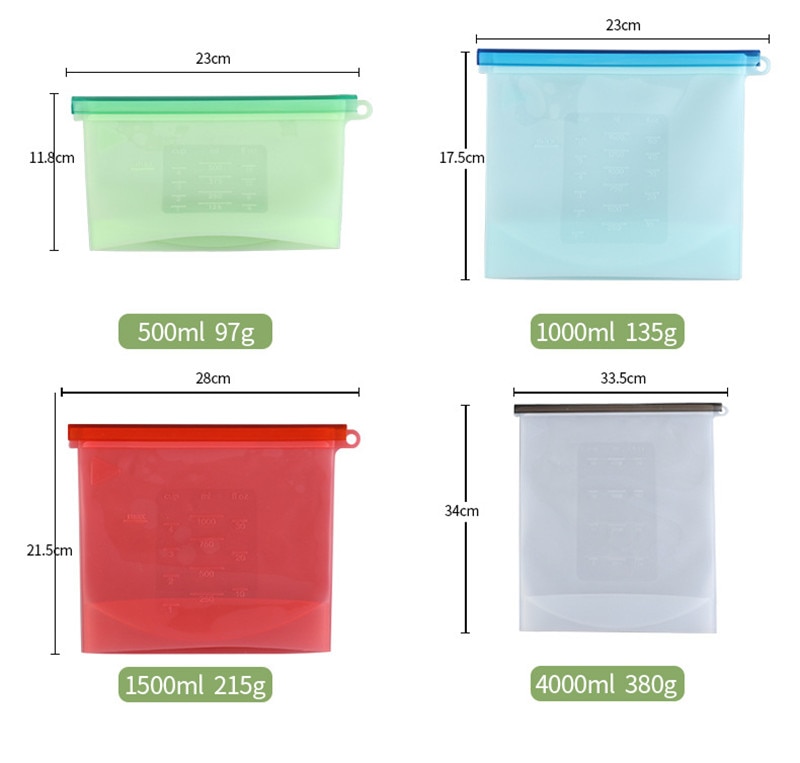 Reusable Silicone Freezer Bag Reusable Silicone Freezer Bag