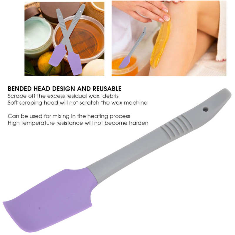 Reusable Silicone Hair Removal Waxing Spatula