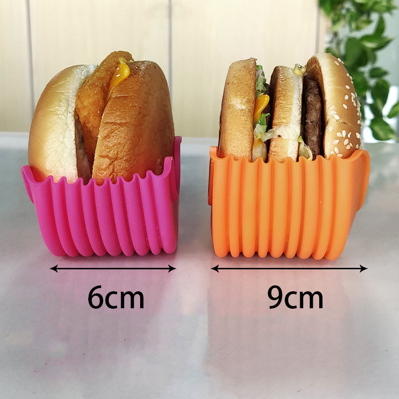 Reusable Silicone Hamburger Holder
