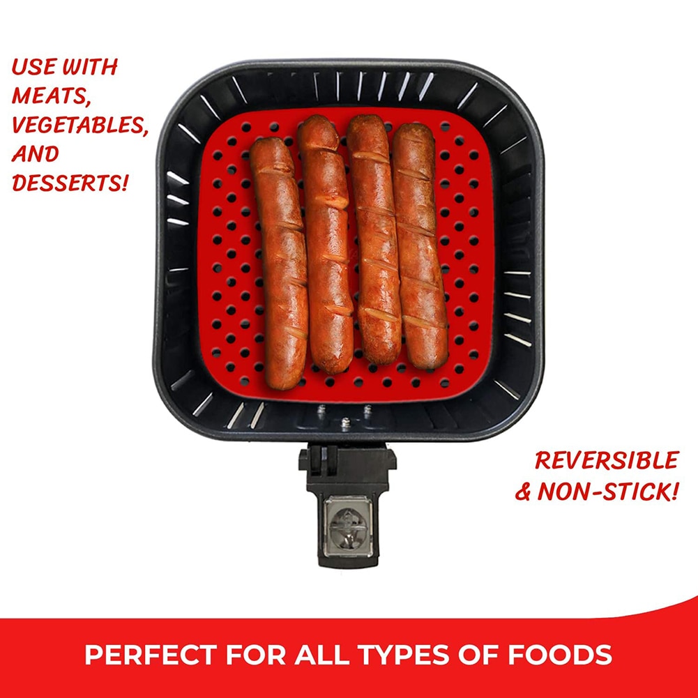 Reusable Silicone Mat for Air Fryer Reusable Silicone Mat for Air Fryer