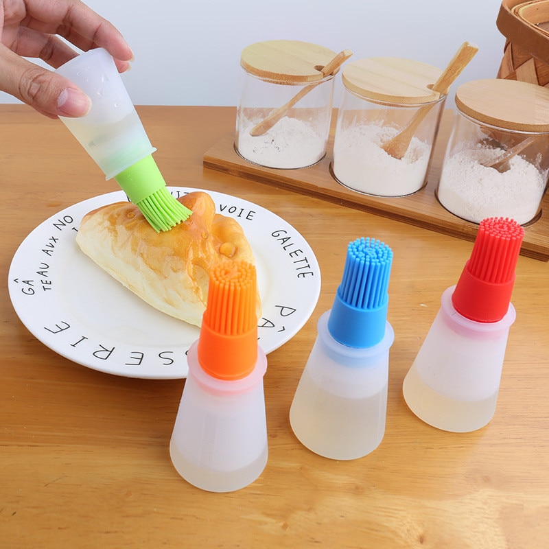 Reusable Silicone Oil Bottle Brush Reusable Silicone Oil Bottle Brush