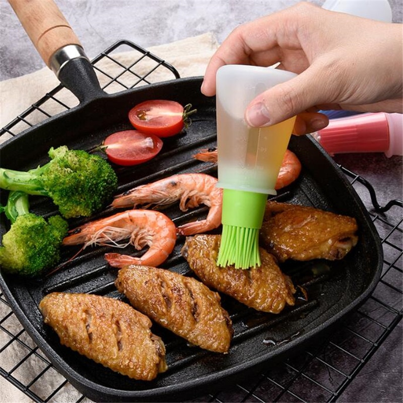 Reusable Silicone Oil Bottle Brush Reusable Silicone Oil Bottle Brush