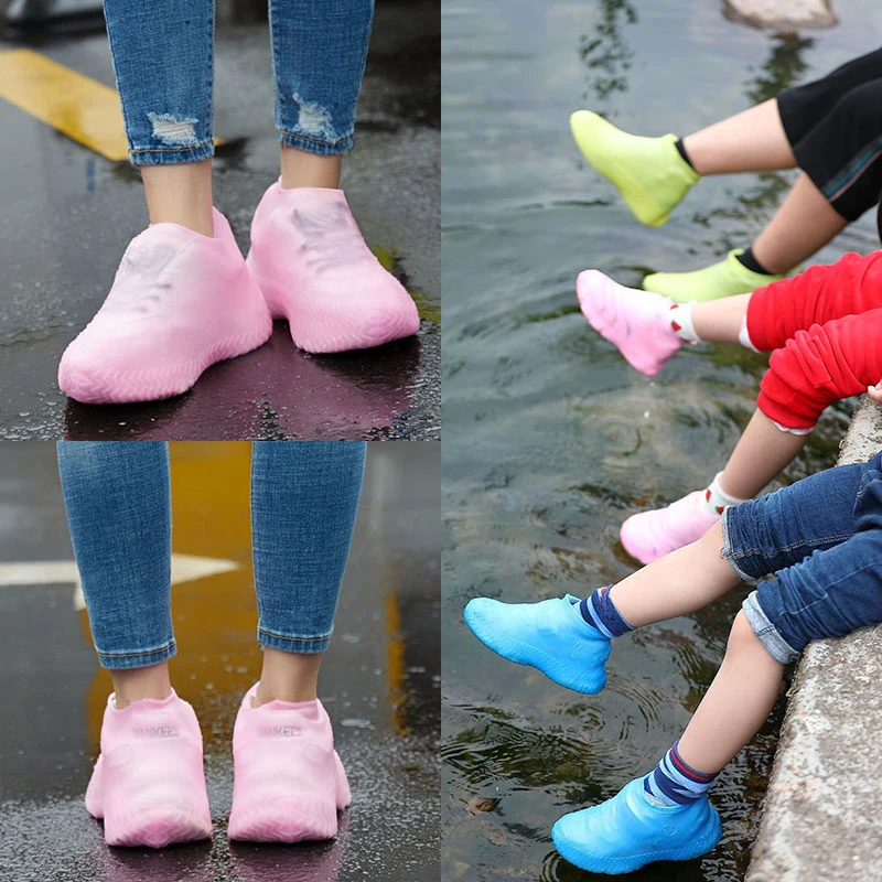 Reusable Silicone Shoe Covers Waterproof Rain Outdoor Rain Boot Overshoes Walking Shoes Accessories Reusable Shoe Cover Reusable Silicone Shoe Covers Waterproof Rain Outdoor Rain Boot Overshoes Walking Shoes Accessories Reusable Shoe Cover