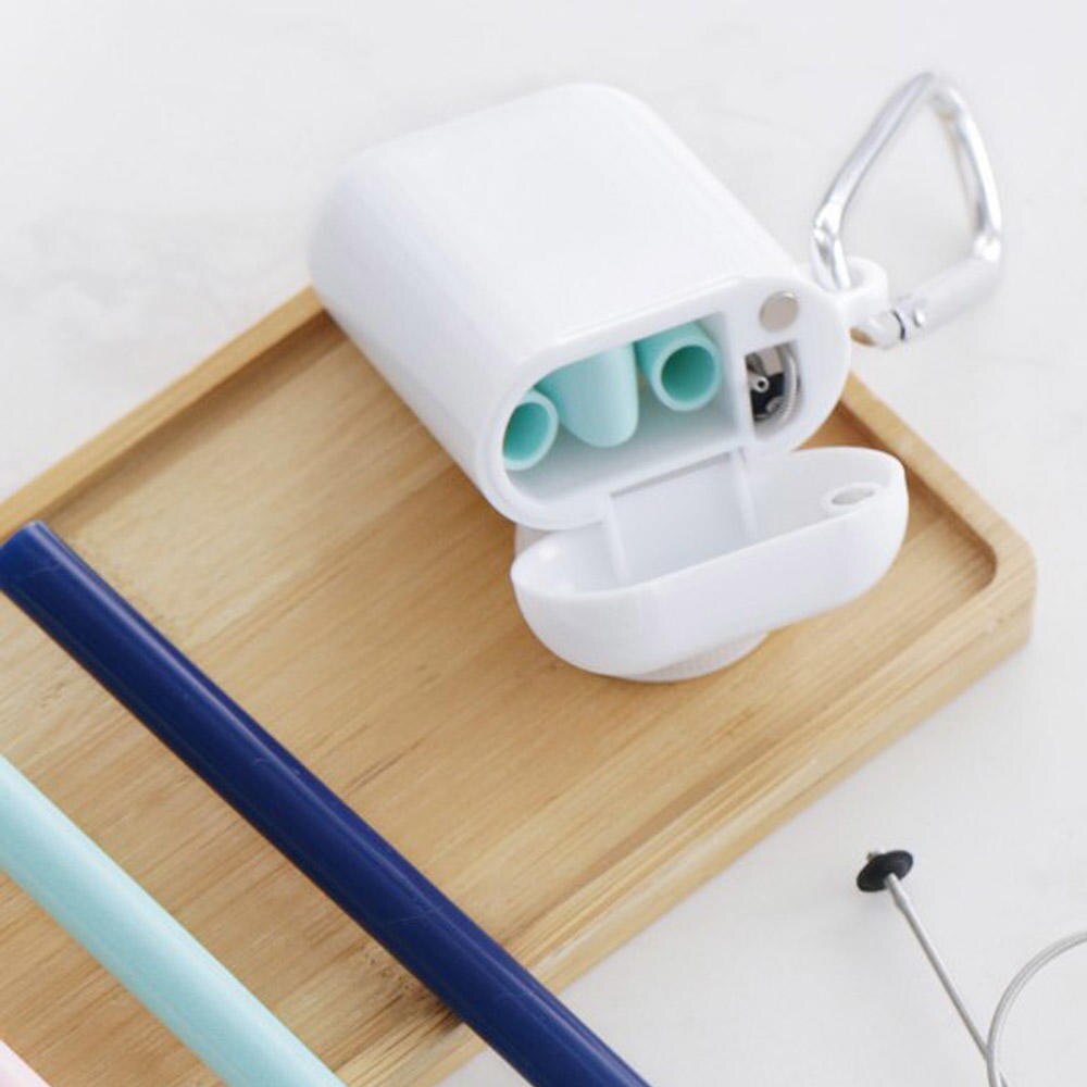 Reusable Silicone Straw with Case