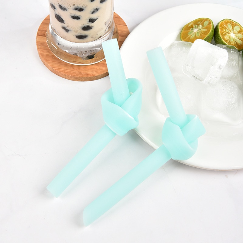 Reusable Silicone Straws Set (5 Pcs) Reusable Silicone Straws Set (5 Pcs)