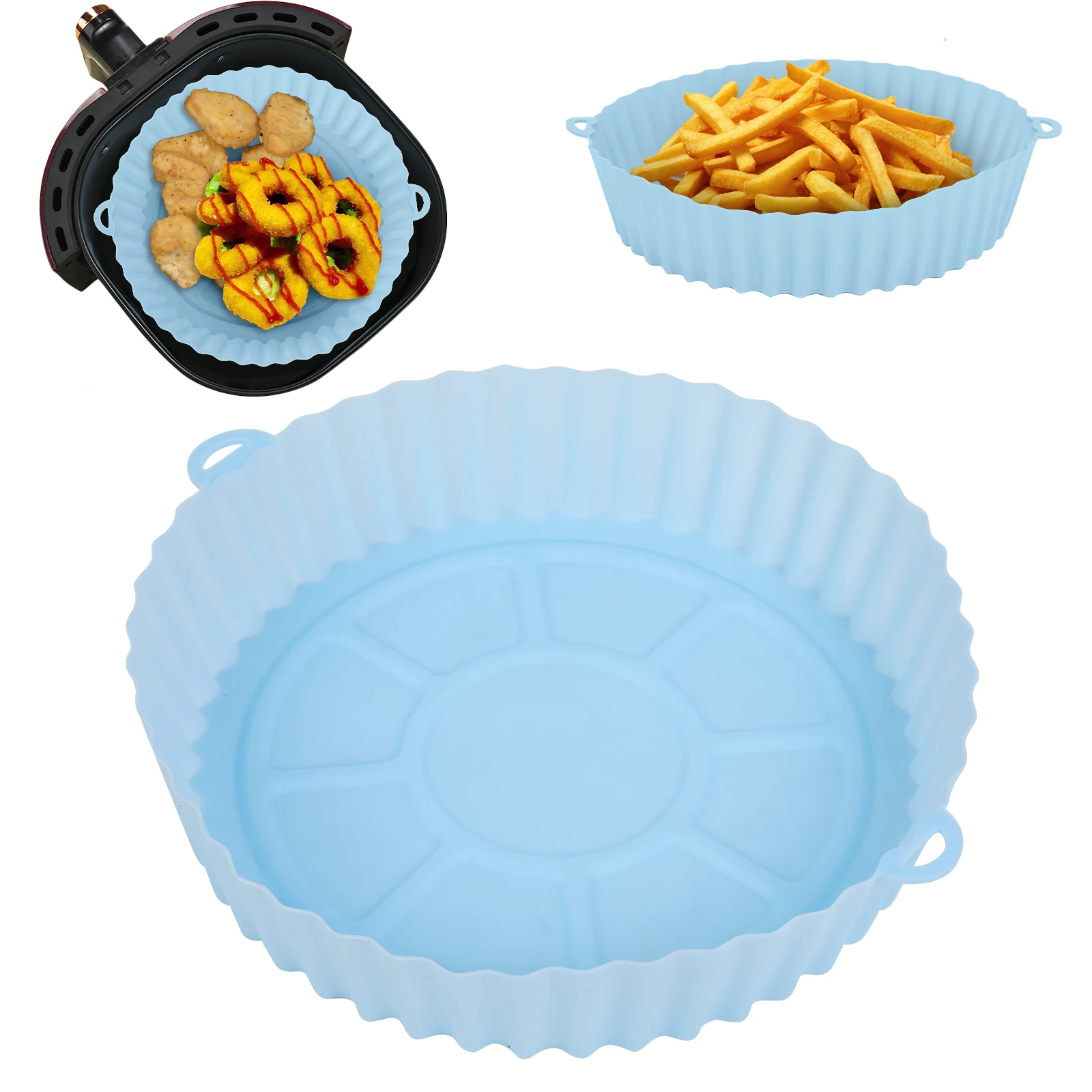 Reusable Silicone Tray for Air Fryer Reusable Silicone Tray for Air Fryer