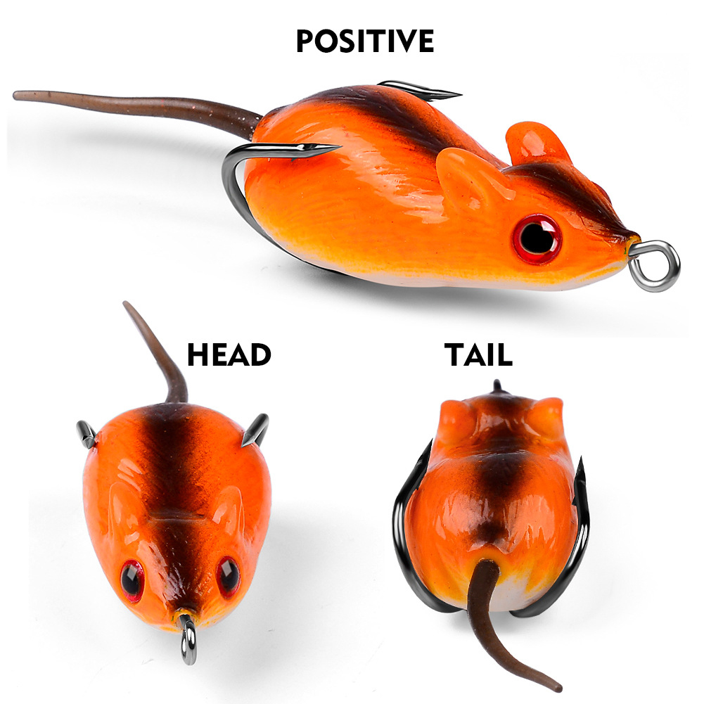Reusable Soft Rat Fishing Lure Reusable Soft Rat Fishing Lure