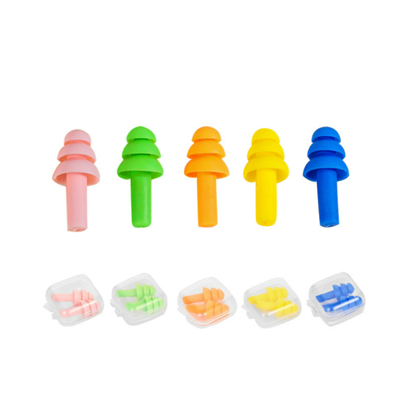 Reusable Soft Silicone Ear Plugs with Box Reusable Soft Silicone Ear Plugs with Box