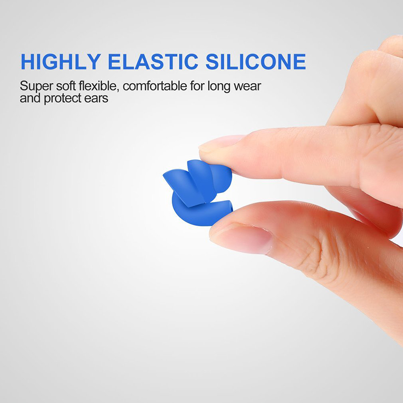 Reusable Soft Silicone Ear Plugs with Box Reusable Soft Silicone Ear Plugs with Box