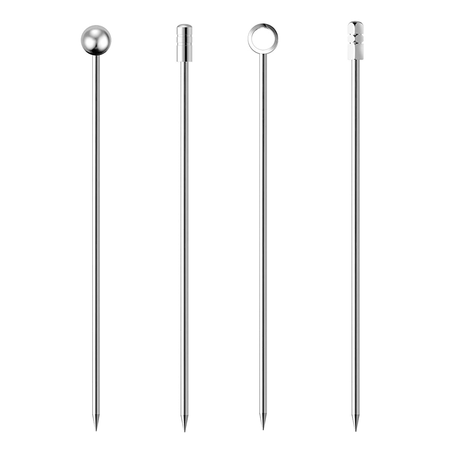 Reusable Stainless Steel Cocktail Picks (10pcs)