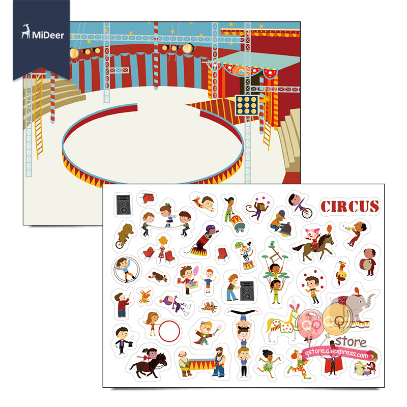 Reusable Sticker Book Kids Toys Reusable Sticker Book Kids Toys