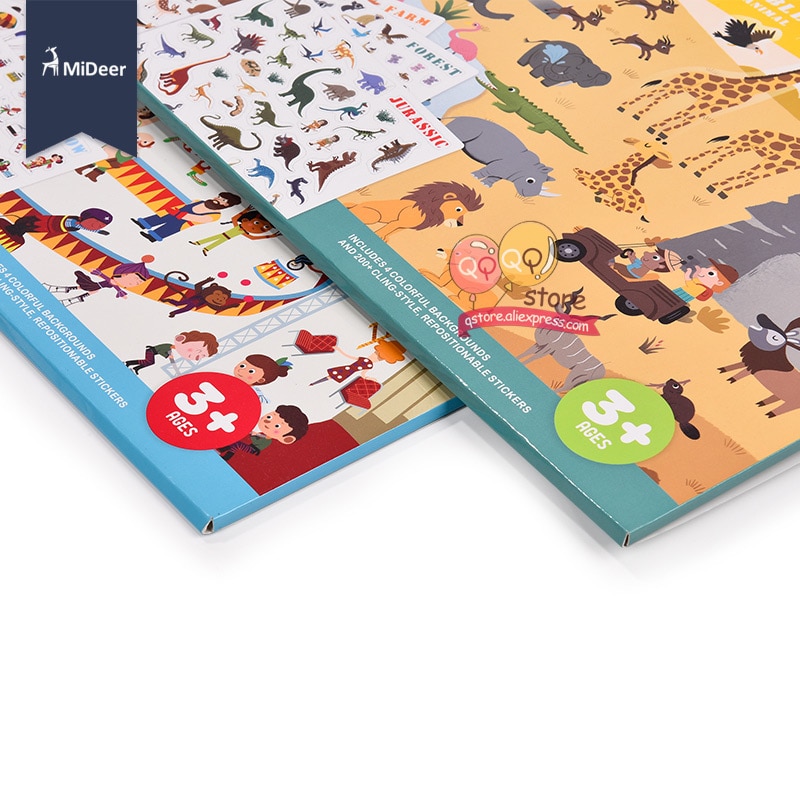 Reusable Sticker Book Kids Toys Reusable Sticker Book Kids Toys