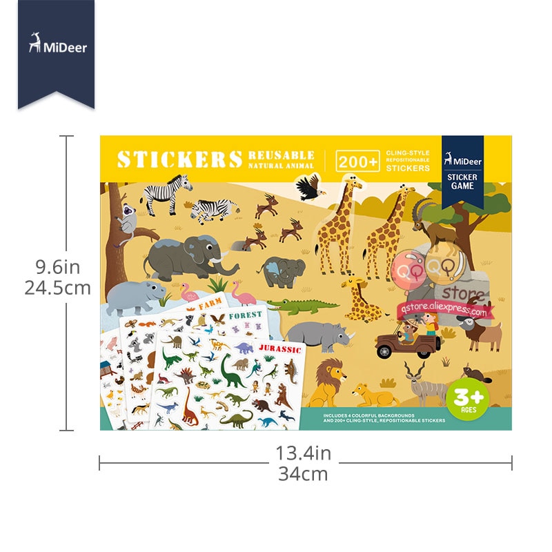 Reusable Sticker Book Kids Toys Reusable Sticker Book Kids Toys