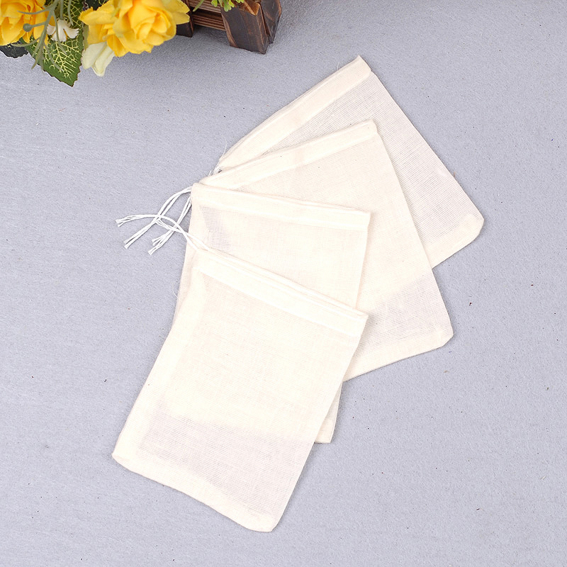 Reusable Tea Bags Mesh Fabric (10 pcs) Reusable Tea Bags Mesh Fabric (10 pcs)