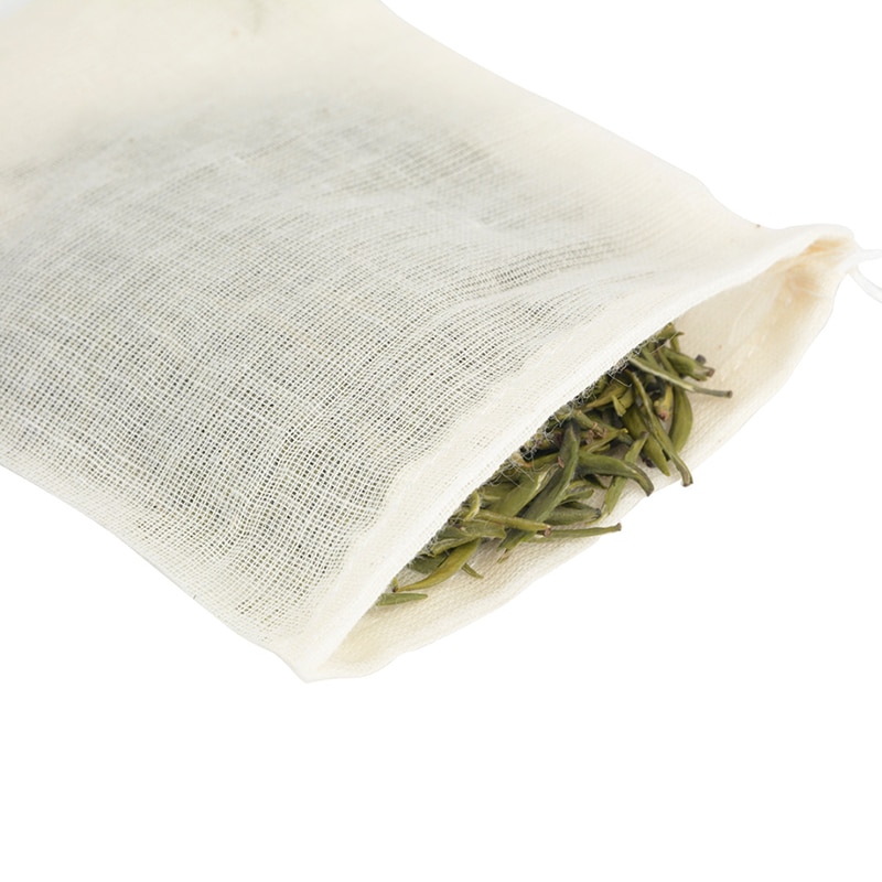 Reusable Tea Bags Mesh Fabric (10 pcs) Reusable Tea Bags Mesh Fabric (10 pcs)