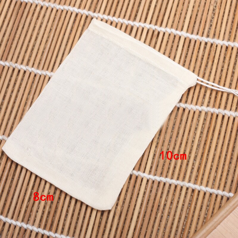 Reusable Tea Bags Mesh Fabric (10 pcs) Reusable Tea Bags Mesh Fabric (10 pcs)