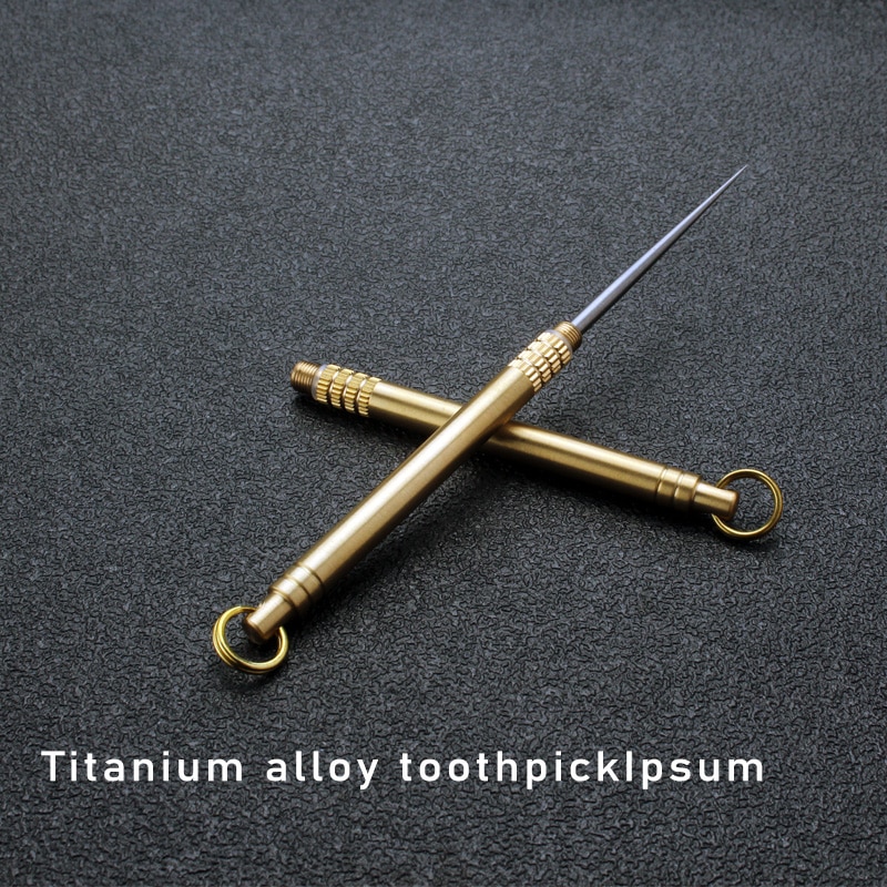 Reusable Toothpick Pocket Metal Tool Reusable Toothpick Pocket Metal Tool