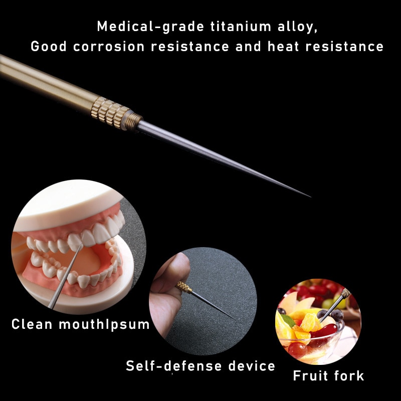 Reusable Toothpick Pocket Metal Tool Reusable Toothpick Pocket Metal Tool