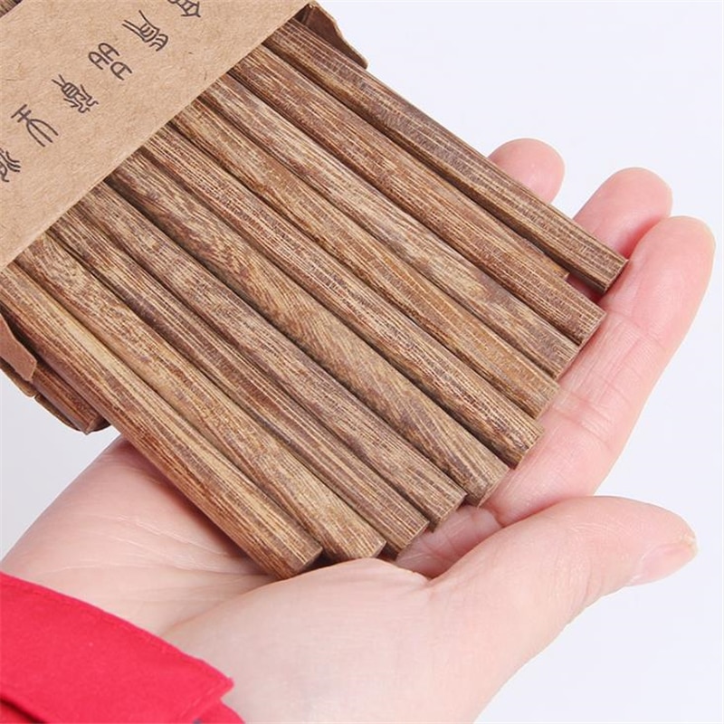 Reusable Wooden Chopsticks (10 Pairs)