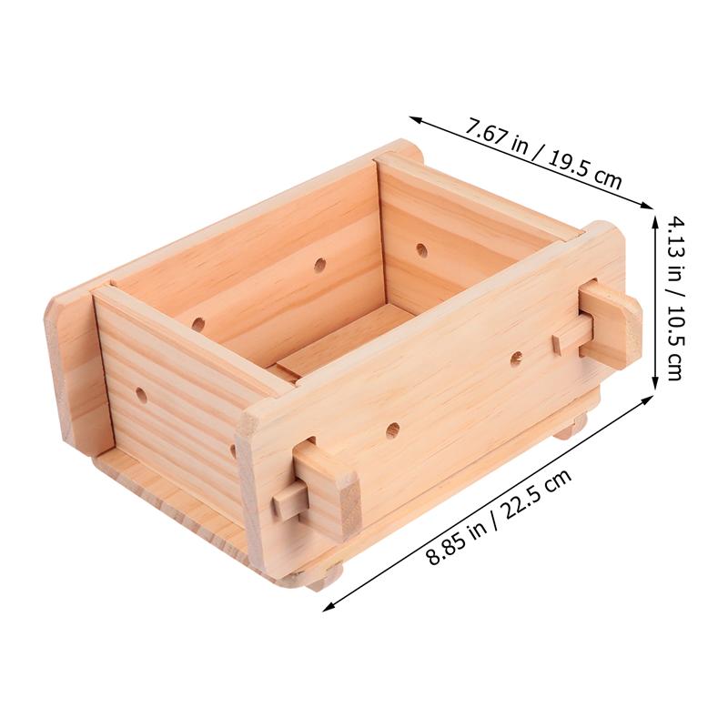 Reusable Wooden Tofu Press Mold Reusable Wooden Tofu Press Mold