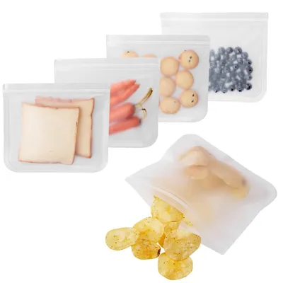 Reusable Ziplock Bags Food Storage Bags
