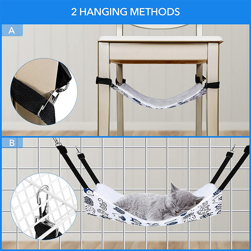 Reversible Soft Cat Cage Hammock Reversible Soft Cat Cage Hammock