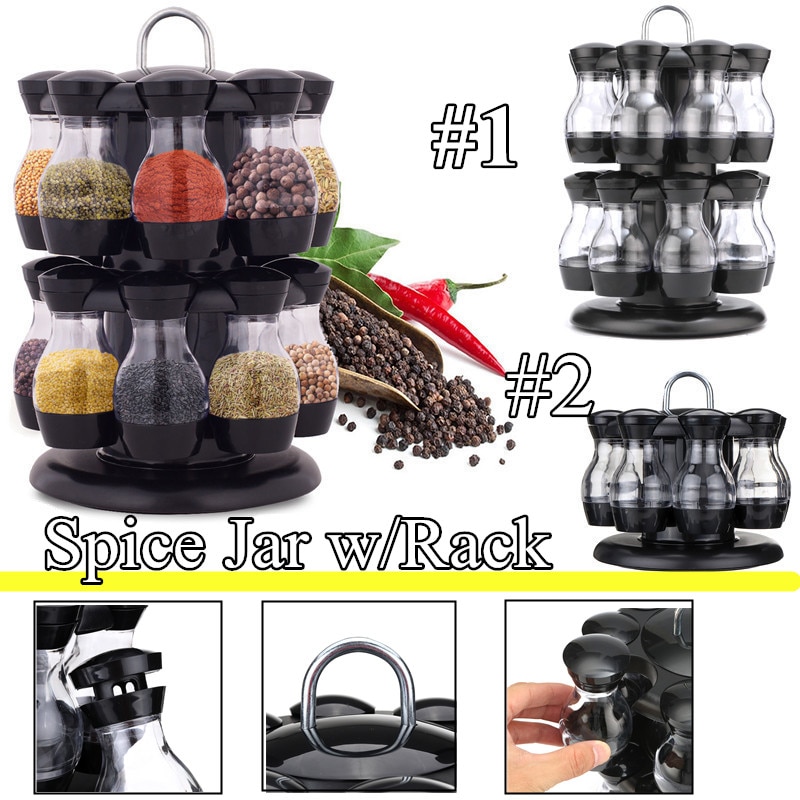 Revolving Spice Rack Condiments Organizer Revolving Spice Rack Condiments Organizer