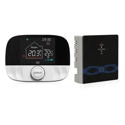 RF Wireless Thermostat Smart WiFi Floor Heating For Gas Boiler Battery Powered Tuya Temperature Controller Receiver