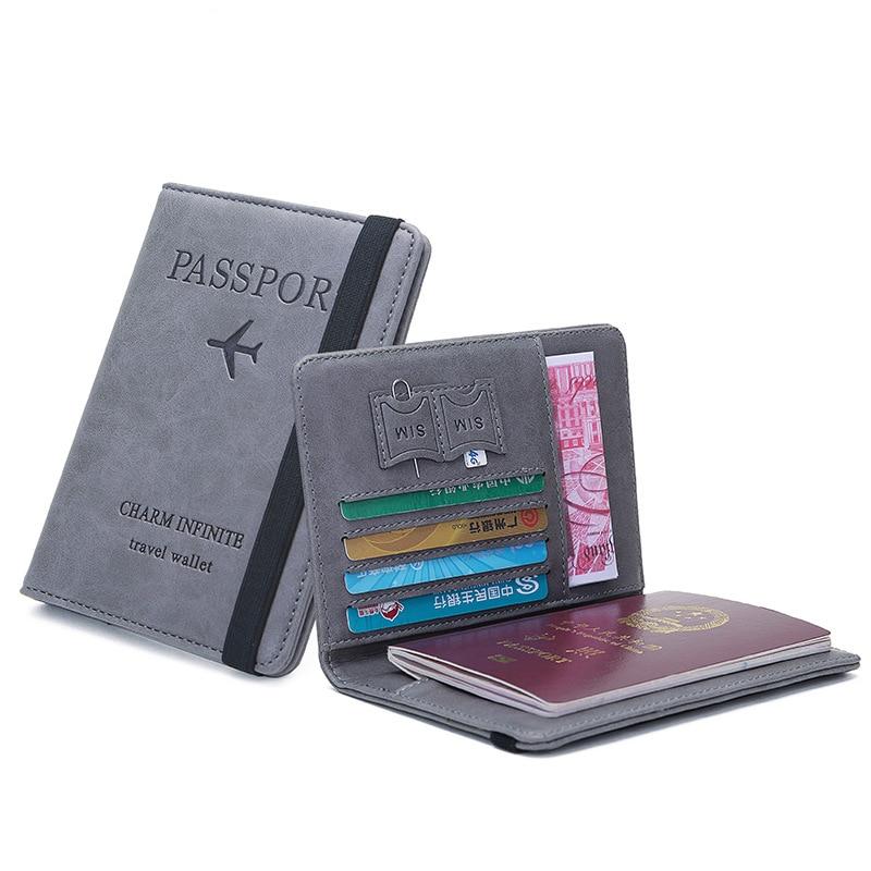 RFID Blocking Leather Passport Cover RFID Blocking Leather Passport Cover