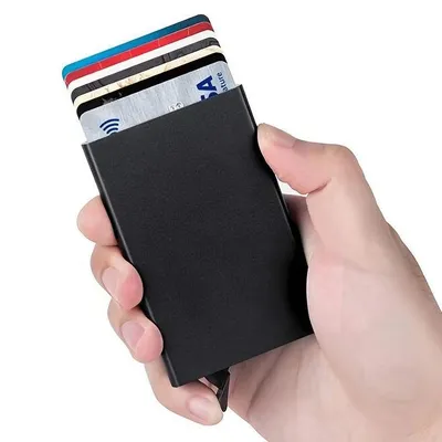 RFID Blocking Metal Card Wallet RFID Blocking Metal Card Wallet