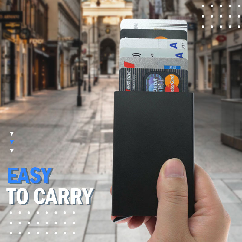 RFID Blocking Metal Card Wallet RFID Blocking Metal Card Wallet