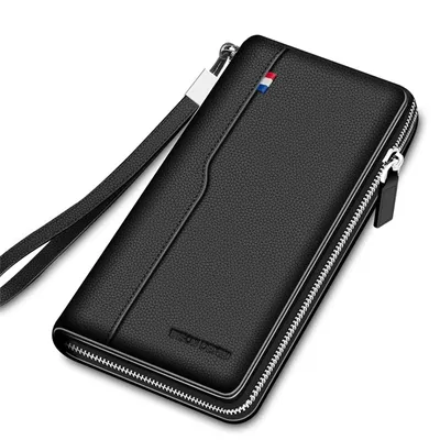 RFID Blocking Wallet Men's Long Purse RFID Blocking Wallet Men's Long Purse
