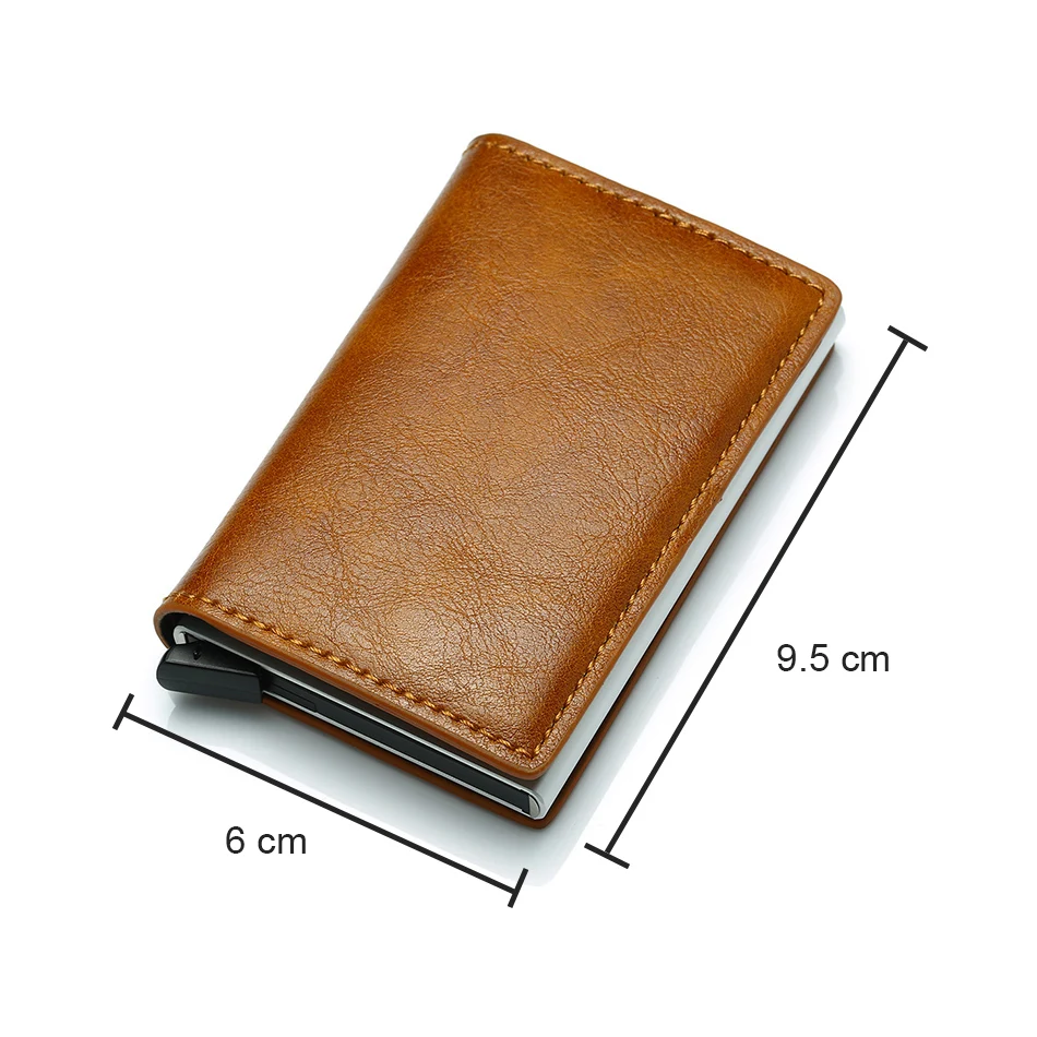 RFID Card Holder Wallet Slim Aluminum Men Wallet ID Credit Card Holder Bank Card