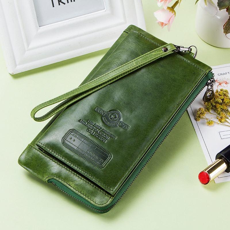 RFID Ladies Wallet Long Leather Wallet RFID Ladies Wallet Long Leather Wallet