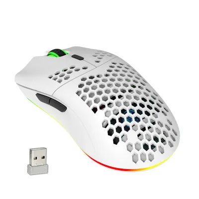 RGB 2.4G Wireless Gaming Mouse RGB Lighting Charging Mouse with Adjustable DPI Ergonomic Design for Desktop Laptop RGB 2.4G Wireless Gaming Mouse RGB Lighting Charging Mouse with Adjustable DPI Ergonomic Design for Desktop Laptop