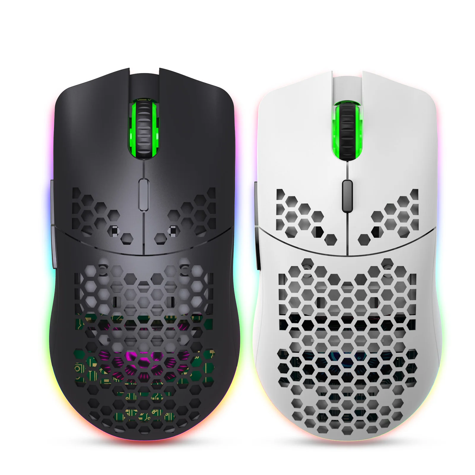 RGB 2.4G Wireless Gaming Mouse RGB Lighting Charging Mouse with Adjustable DPI Ergonomic Design for Desktop Laptop RGB 2.4G Wireless Gaming Mouse RGB Lighting Charging Mouse with Adjustable DPI Ergonomic Design for Desktop Laptop