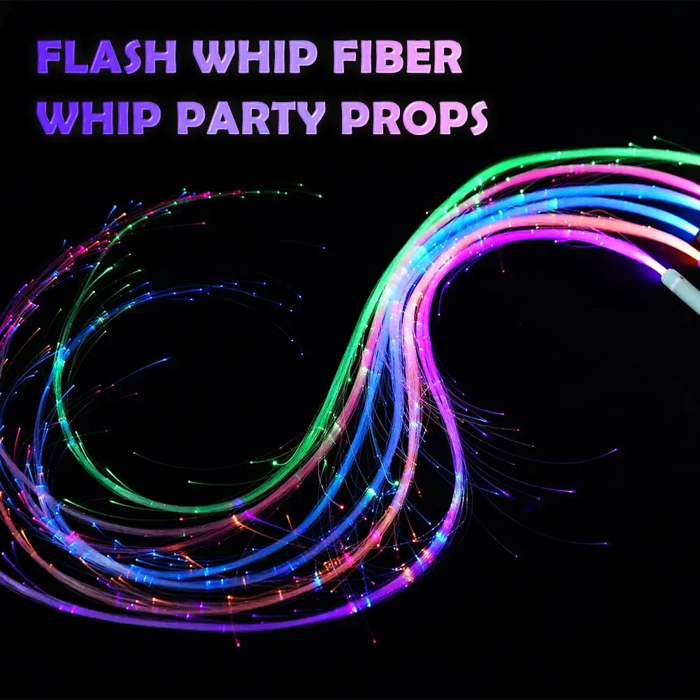 RGB 360° LED Fiber Optic WhipSwivel Super Bright Optical Hand Rope Light-up Pixel Whip Flow Toy Dance Party Lighting RGB 360° LED Fiber Optic WhipSwivel Super Bright Optical Hand Rope Light-up Pixel Whip Flow Toy Dance Party Lighting