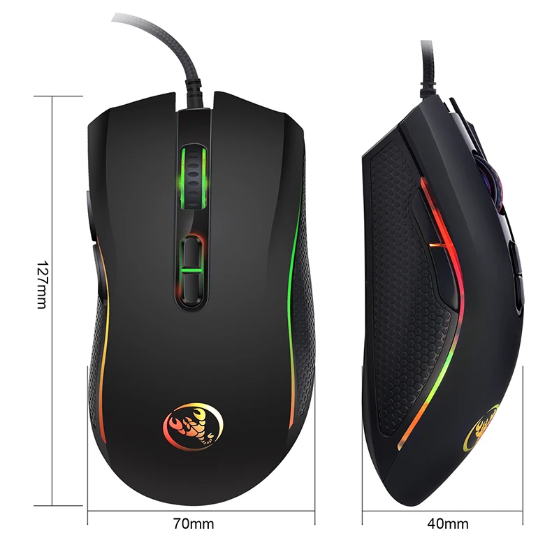 RGB Gaming Mouse 7 Button 3200DPI LED Optical USB Computer Mouse Game Mice Mouse For PC Computer Gamer RGB Gaming Mouse 7 Button 3200DPI LED Optical USB Computer Mouse Game Mice Mouse For PC Computer Gamer