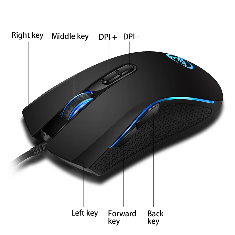 RGB Gaming Mouse 7 Button 3200DPI LED Optical USB Computer Mouse Game Mice Mouse For PC Computer Gamer RGB Gaming Mouse 7 Button 3200DPI LED Optical USB Computer Mouse Game Mice Mouse For PC Computer Gamer