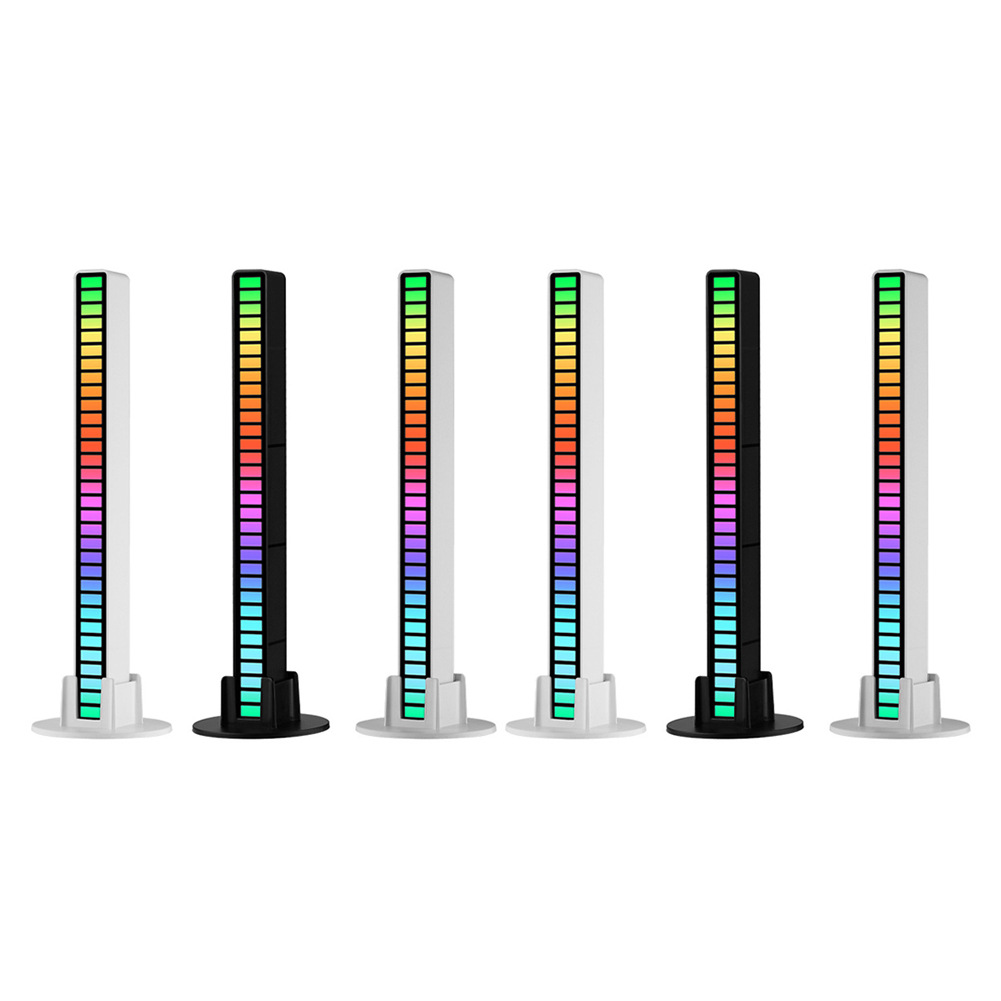 RGB Voice Control Synchronous Rhythm Light Internet Popular Colorful Music Ambient Light Car Desktop Induction Creative