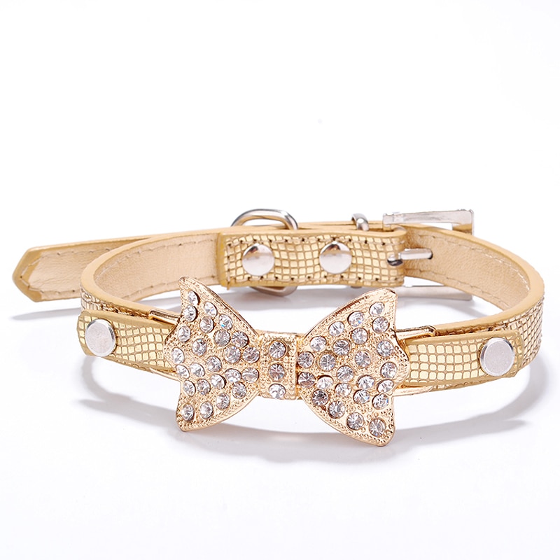 Rhinestone Dog Collar Leather Belt Rhinestone Dog Collar Leather Belt