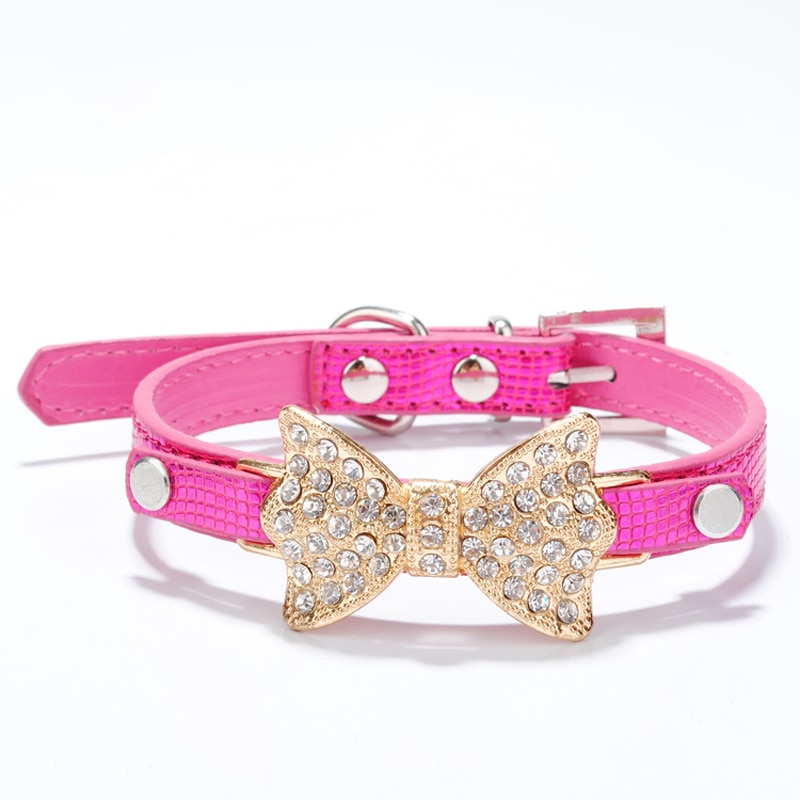 Rhinestone Dog Collar Leather Belt Rhinestone Dog Collar Leather Belt