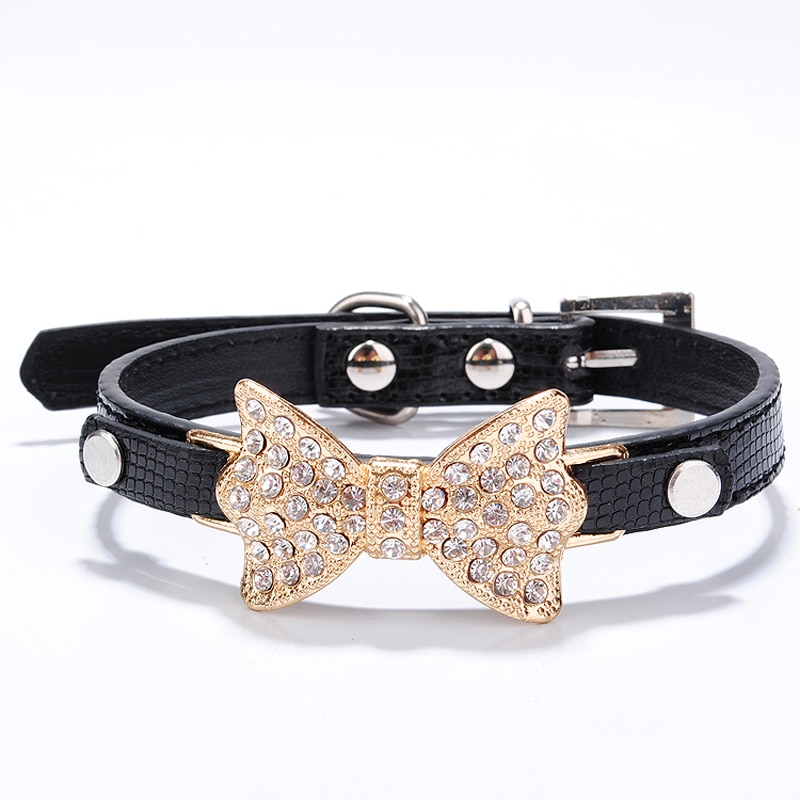 Rhinestone Dog Collar Leather Belt Rhinestone Dog Collar Leather Belt