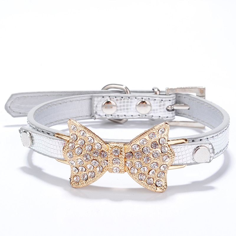 Rhinestone Dog Collar Leather Belt Rhinestone Dog Collar Leather Belt