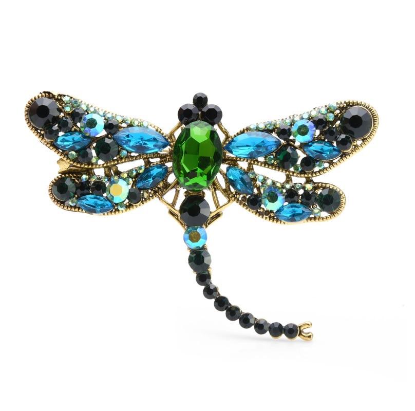 Rhinestone Dragonfly Brooch Pin Rhinestone Dragonfly Brooch Pin