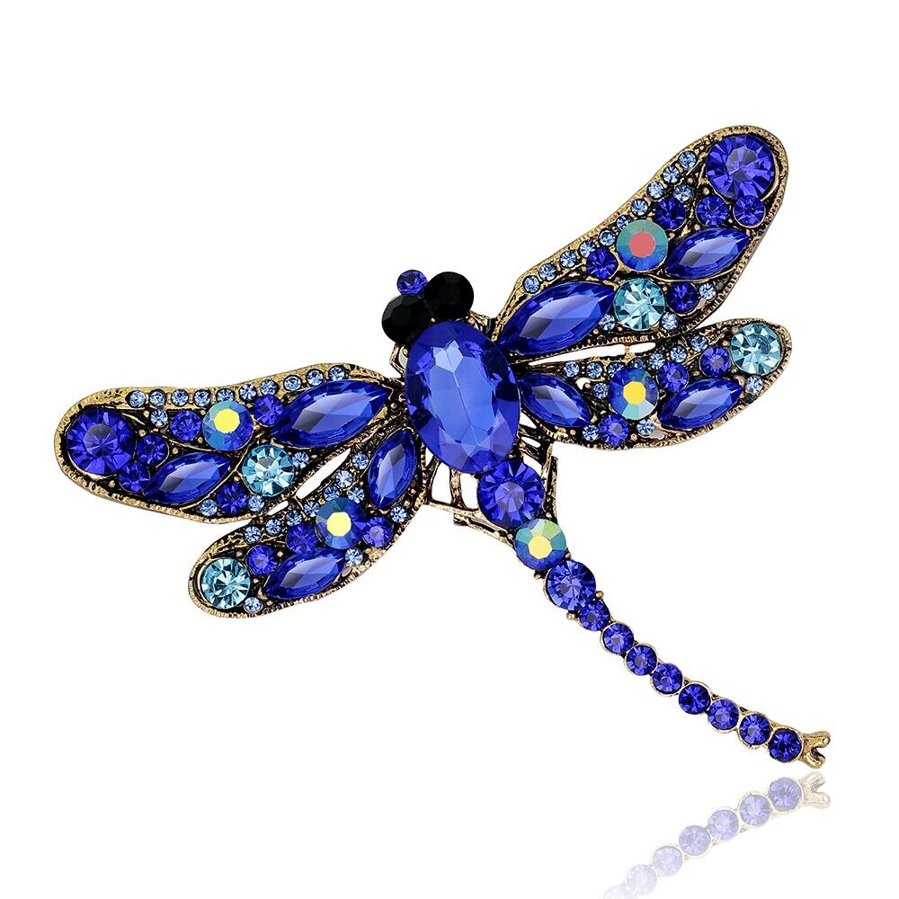 Rhinestone Dragonfly Brooch Pin Rhinestone Dragonfly Brooch Pin