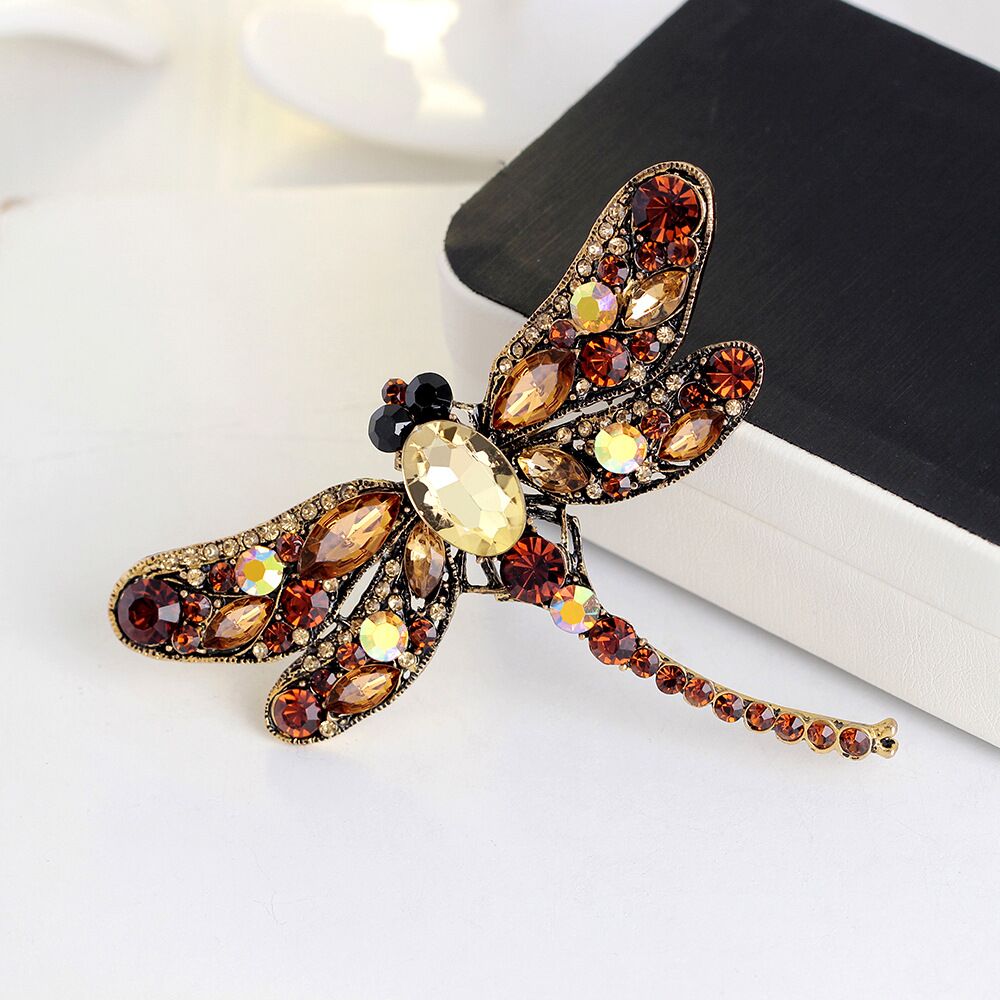 Rhinestone Dragonfly Brooch Pin Rhinestone Dragonfly Brooch Pin